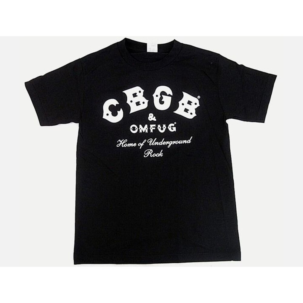 RARE CBGB OMFUG T-shirt Punk Rock CBs Underground Tee Adult Men's Black New s - Picture 1 of 5